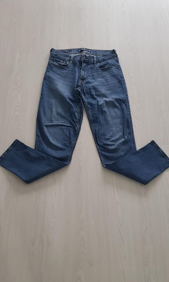 Hollister Extreme Stretch Skinny Blue Jean Men s Fashion Bottoms Jeans on Carousell