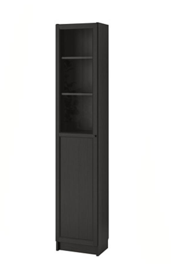 IKEA shelf black 黑色 櫃, 傢俬＆家居, 傢俬, 書櫃、櫃子及架 Carousell