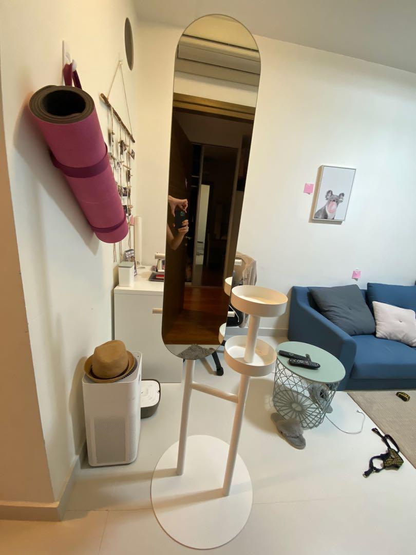 Ikea Valet stand with mirror, Furniture & Home Living, Home Decor