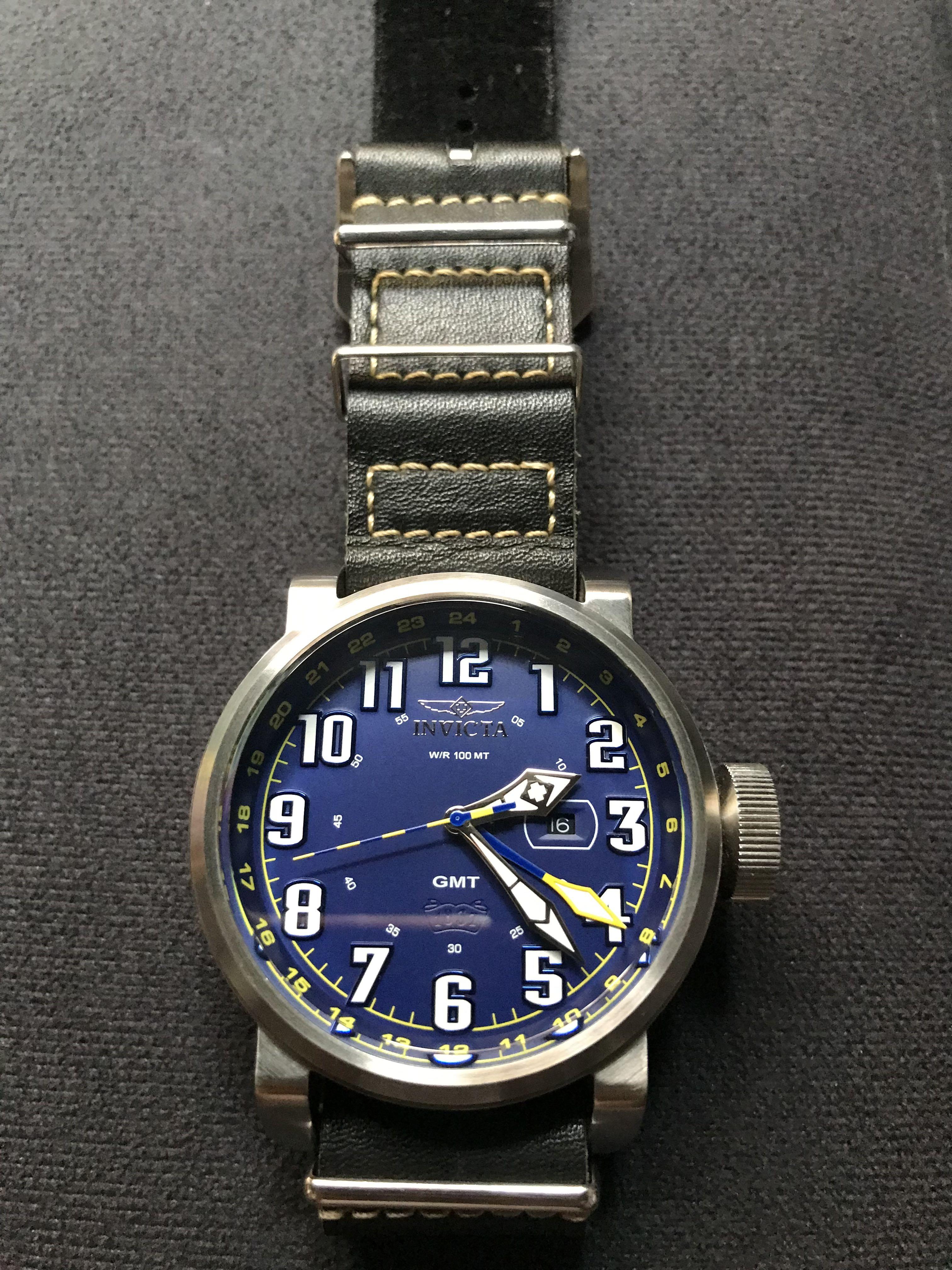 Invicta Aviator Mens watch Quartz Men s Fashion Watches