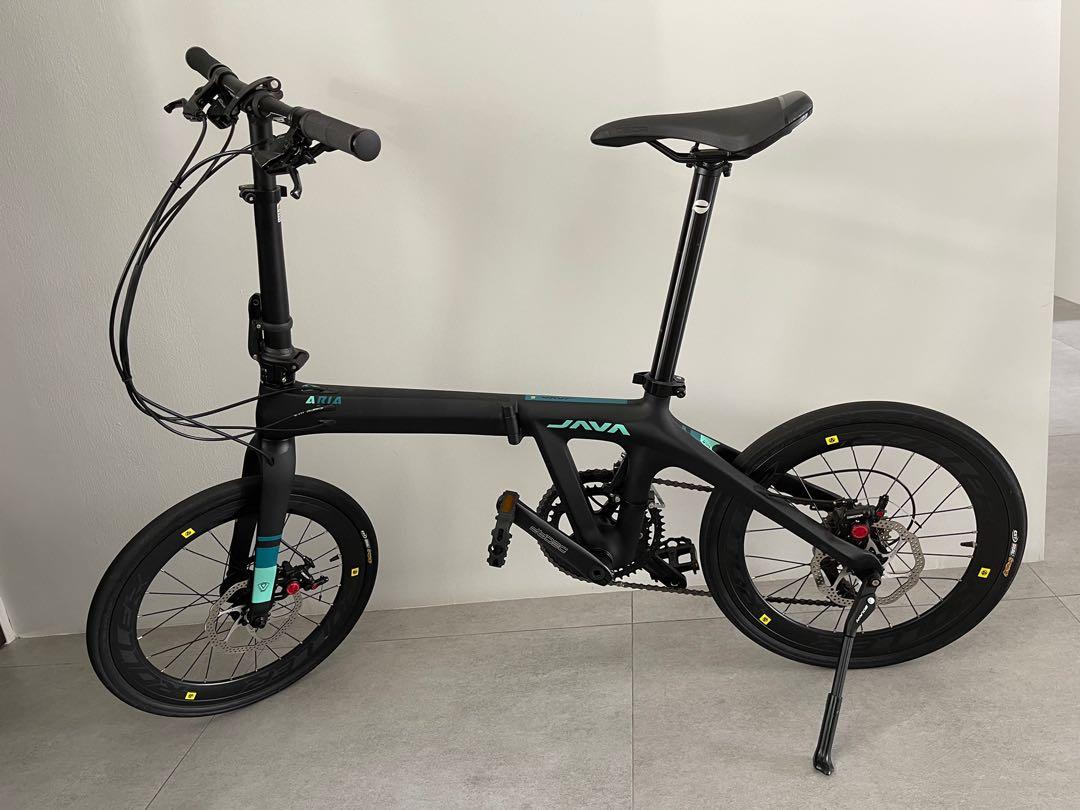Java Aria Carbon Folding Bike, Sports Equipment, Bicycles & Parts ...