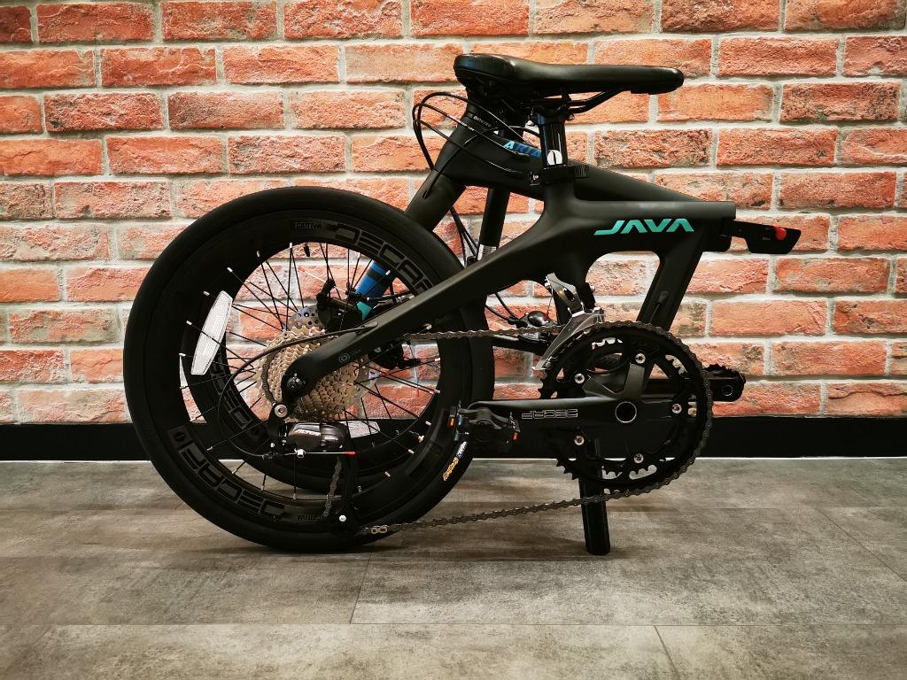 Java Aria Carbon Folding Bike 20" Ready stock, Sports Equipment, Bicycles & Parts, Bicycles on