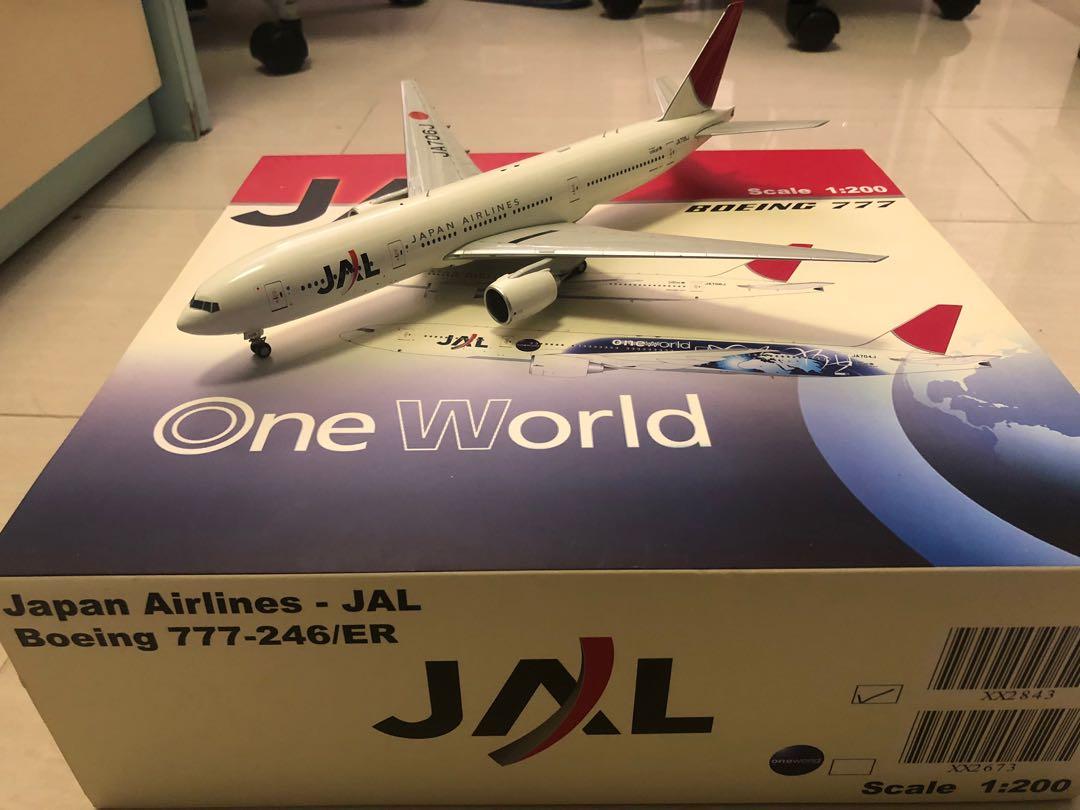 JC Wings-1:200 Japan Airlines 777-200ER, 興趣及遊戲, 收藏品及