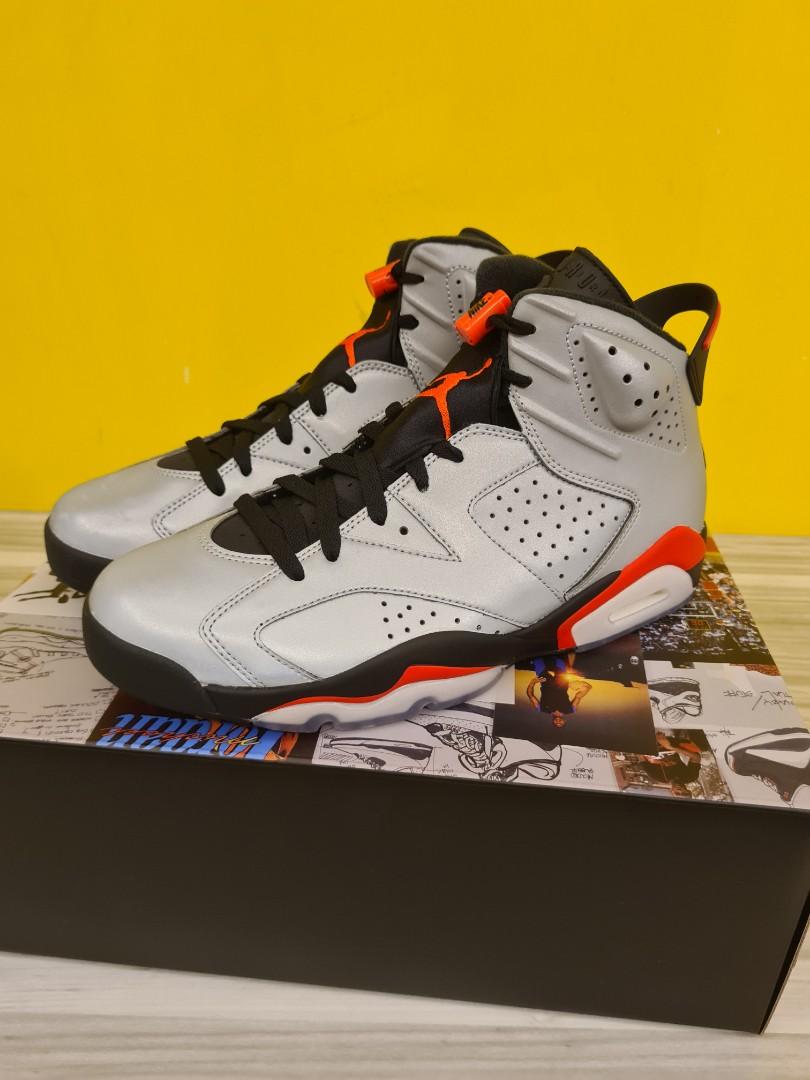 Reflective 6 jordan hot sale