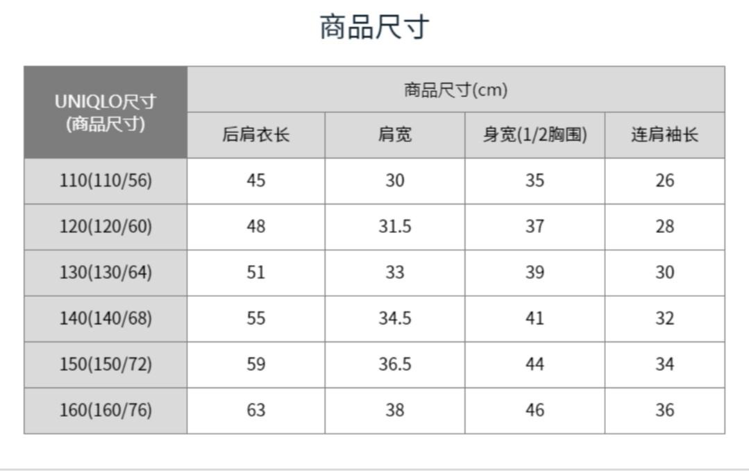 Tổng hợp hơn 71 về uniqlo japan size chart hay nhất  cdgdbentreeduvn