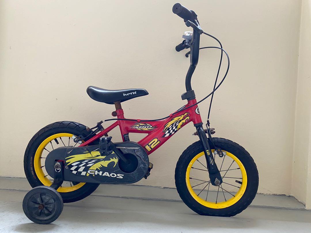 Kent 12 Kids Bicycle with training wheels Sports Equipment Bicycles Parts Bicycles on Carousell