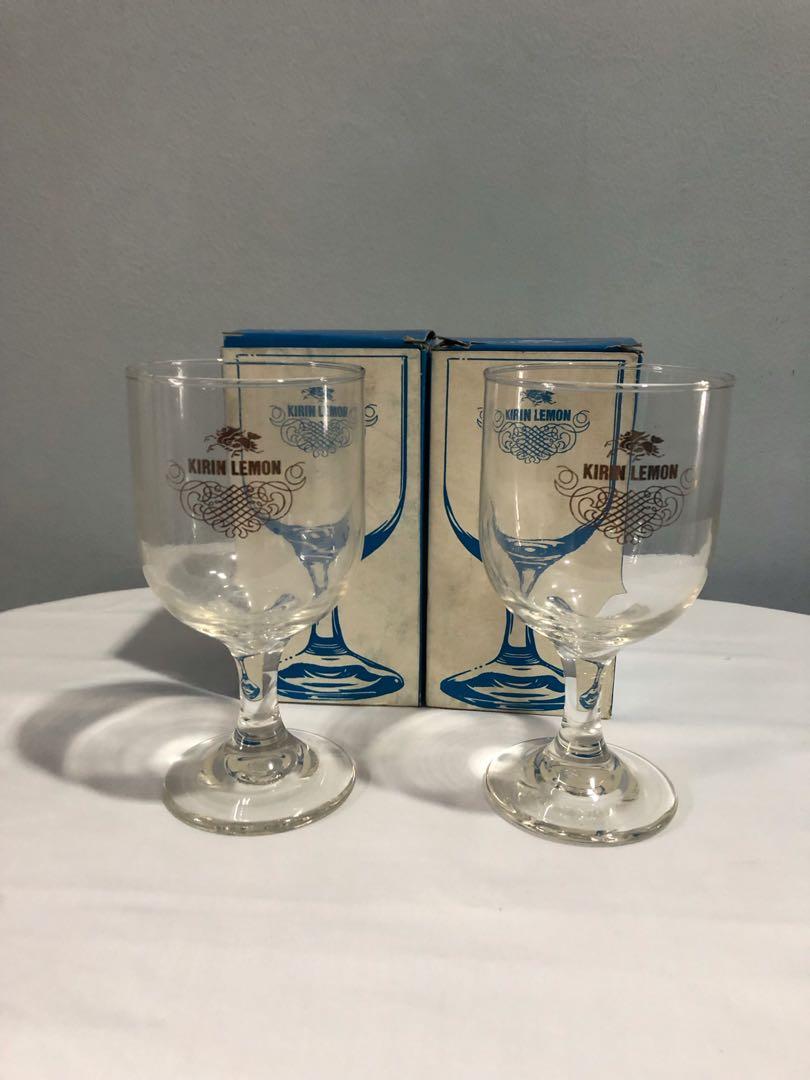 Kirin beer glasses (Category: Other Kitchenware & Tableware) located in Quezon City. Submitted by sunlaymac (Listing ID 1101630031, Image 1). Description: P250 for the pair Size indicated in the picture 6x3 inches Regular sized goblet .