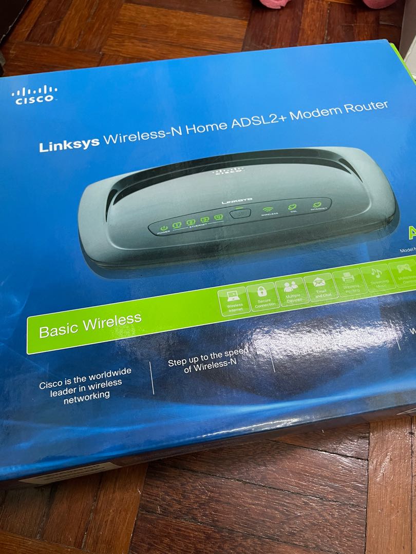 Linksys Wireless N Home Modem Router, Audio, Soundbars, Speakers