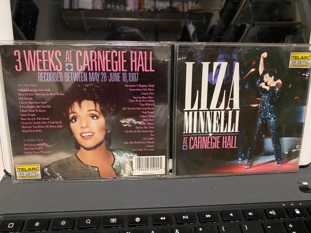 Liza Minnelli at Carnegie Hall Telarc 日本雙CD, 興趣及遊戲, 收藏品