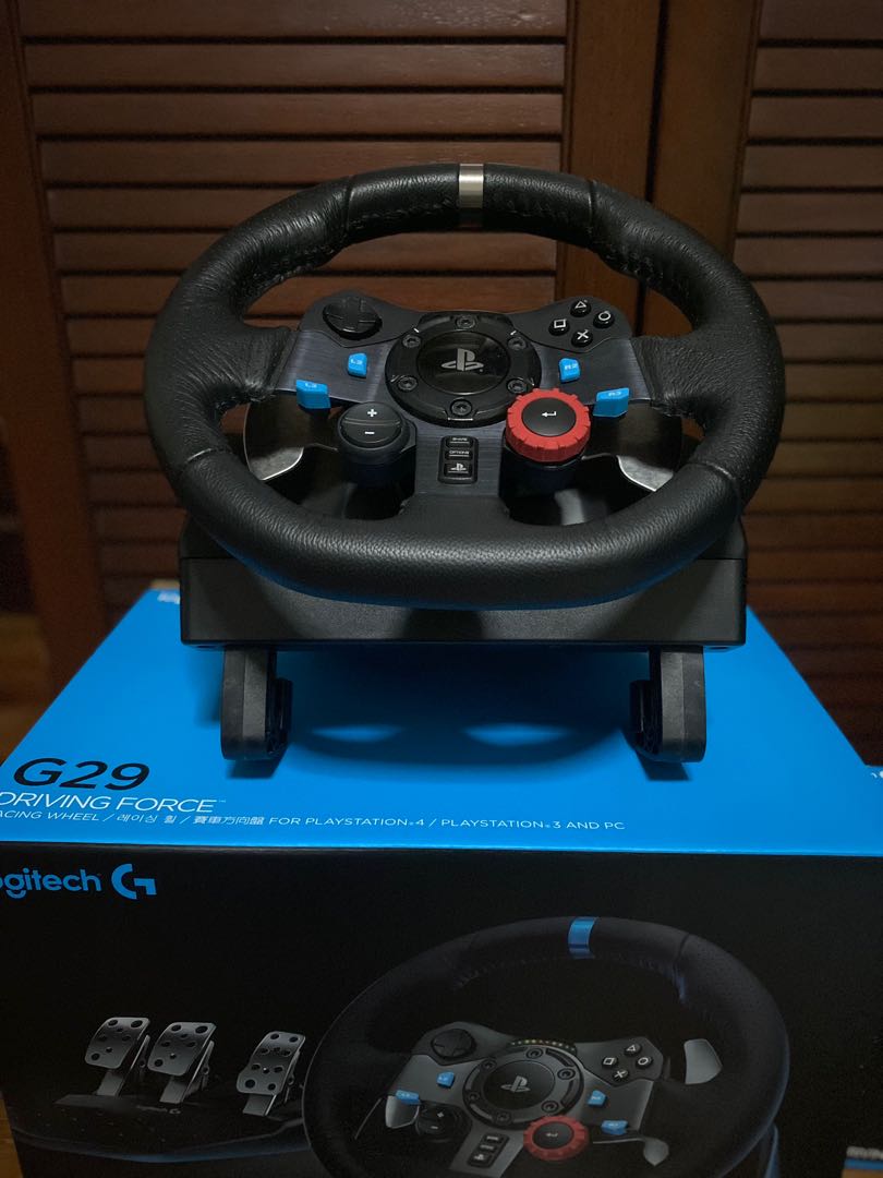 Logitech G29 + Shifter + Handbrake + UPGRADES, Video Gaming, Gaming