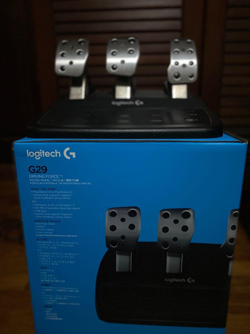 Logitech G29 + Shifter + Handbrake + UPGRADES, Video Gaming, Gaming