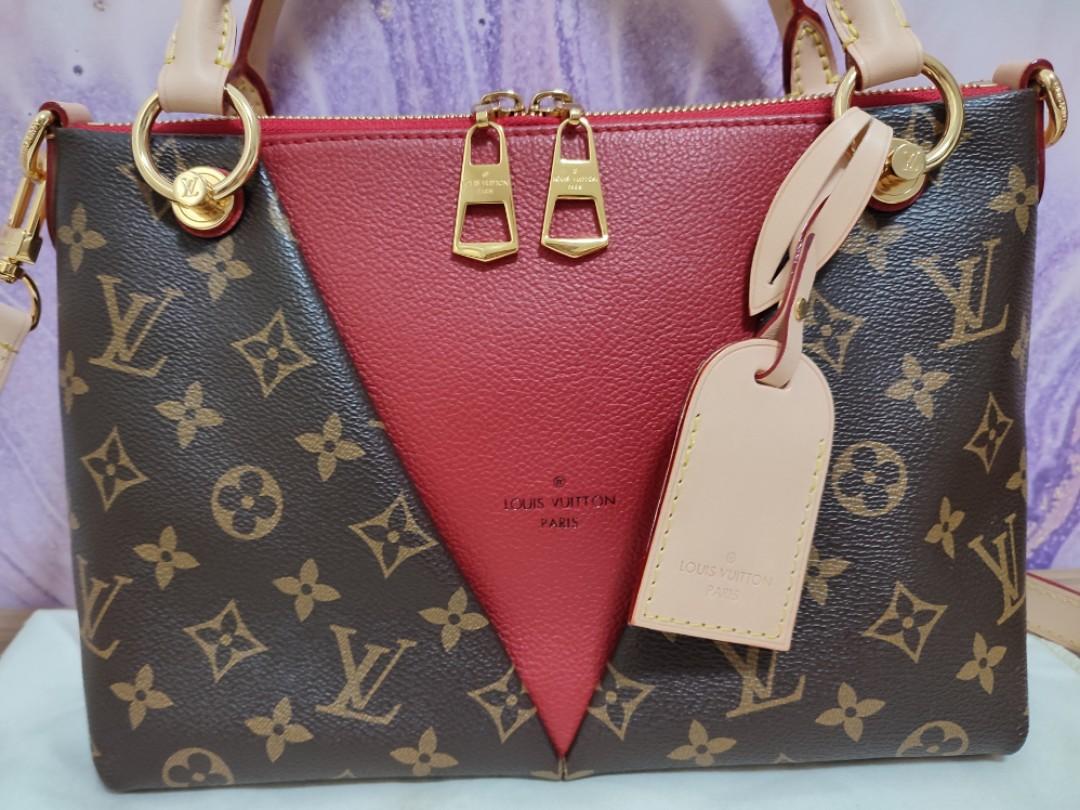  Louis Vuitton M43966 Bag, Handbag, Shoulder Bag, V-Tote BB  Monogram Threes, Braun : Clothing, Shoes & Jewelry