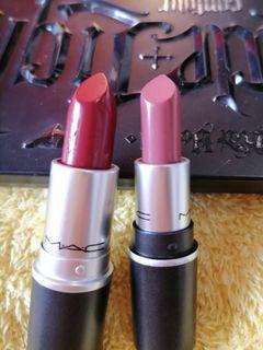 MAC lipsticks
