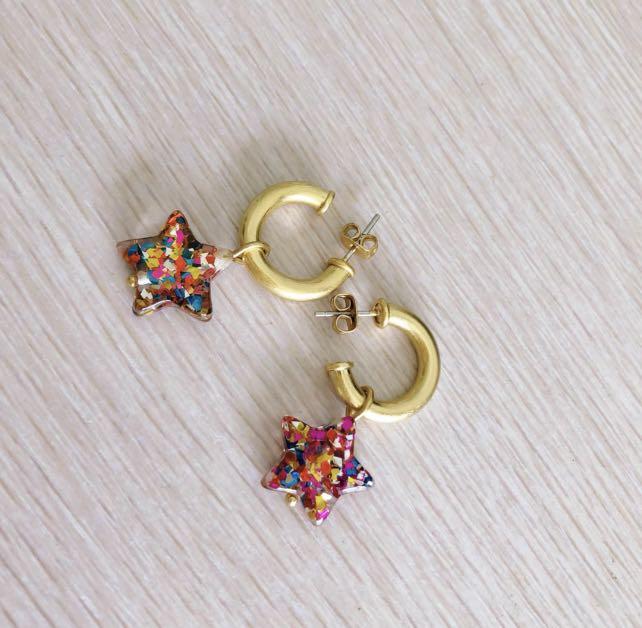 Star earrings madewell top