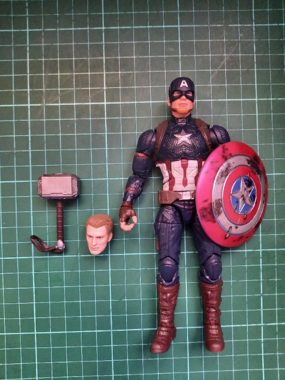 Marvel legends captain top america with hammer