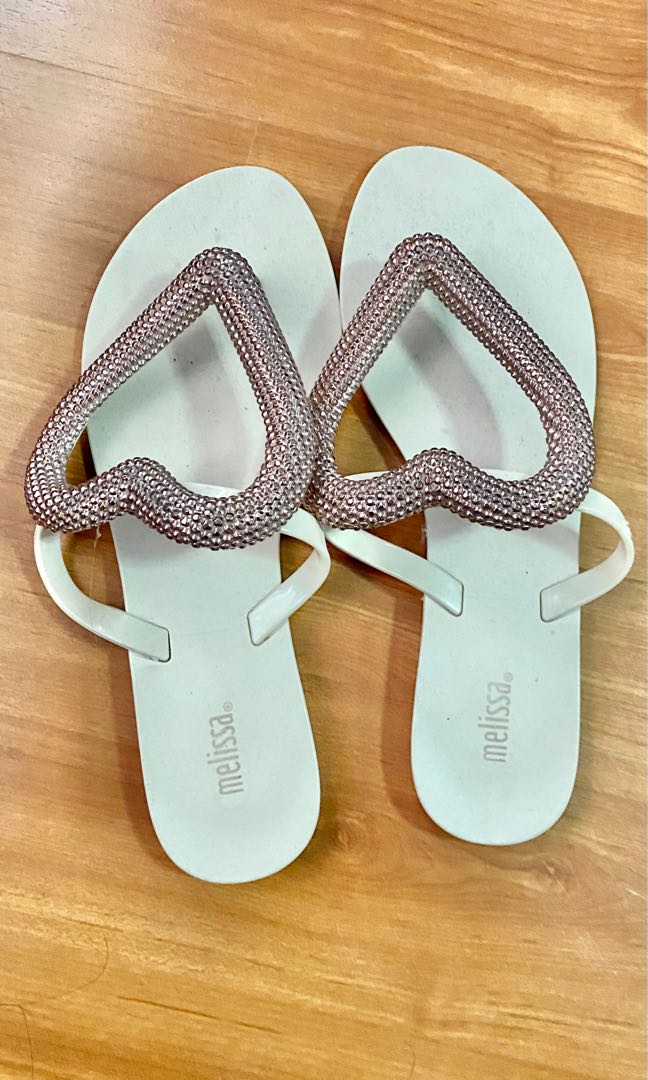 Melissa Heart sandals Women s Fashion Footwear Flats Sandals