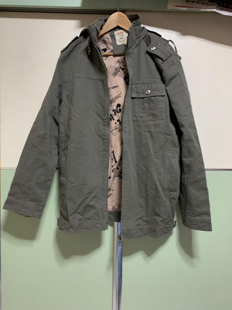 olive green spring jacket