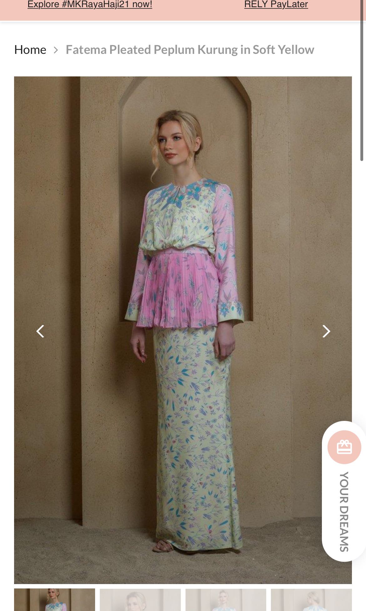 Mimpikita x disney, Women's Fashion, Muslimah Fashion, Baju Kurung ...