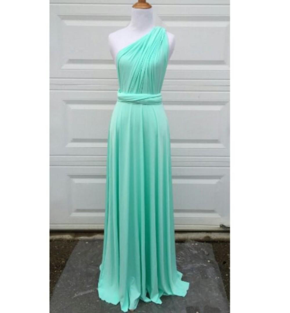 Mint green discount infinity dress