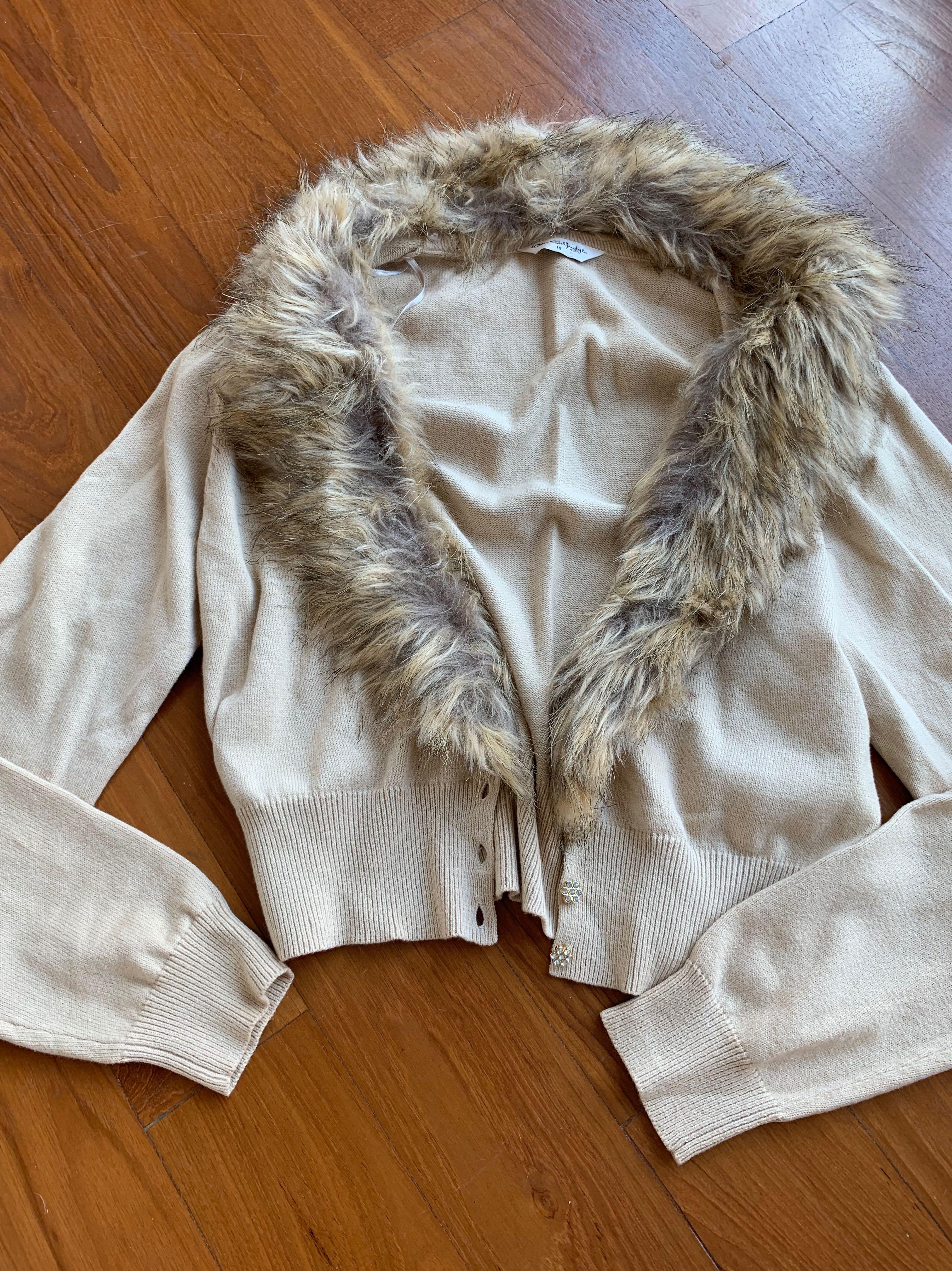 Miss selfridge faux online fur