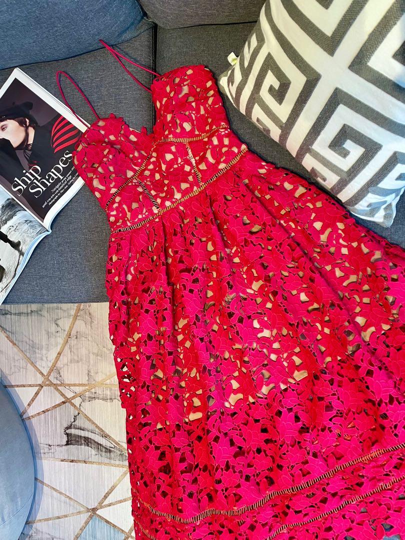 Self portrait azaelea dress pink on sale