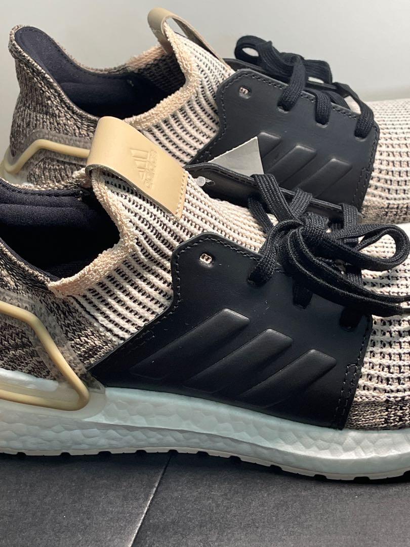 Adidas ultraboost 19 clearance crystal white brown linen