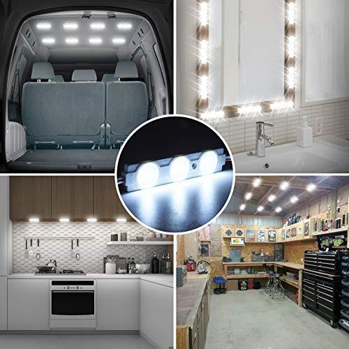 NEWSTOCK AMBOTHER 30 LED Car Interior Lights Kit LED Project Lens