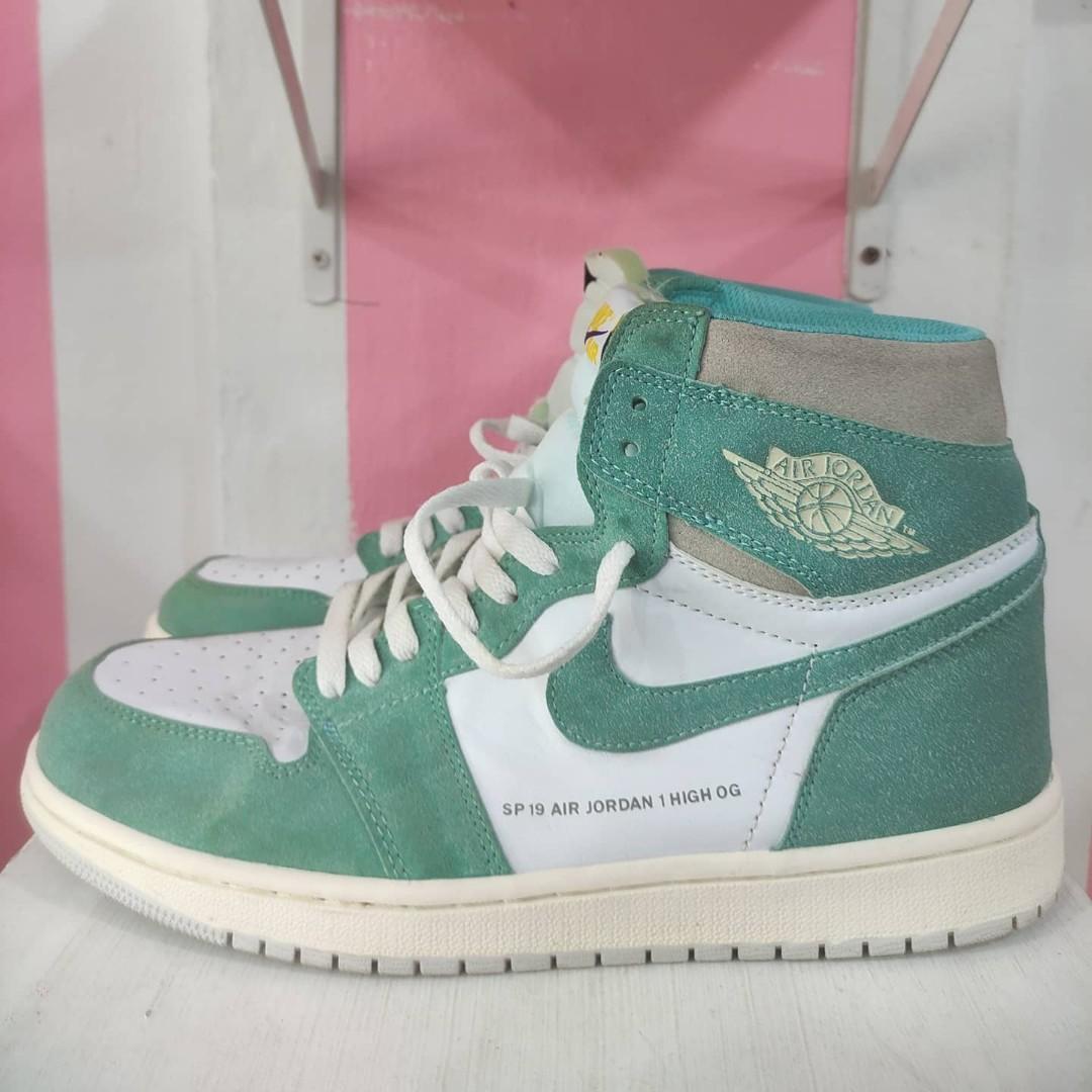 Jual SPECIAL LIMITED ORIGINAL AIR JORDAN 1 RETRO HIGH OG Turbo Green  555088-311 46 Outlet