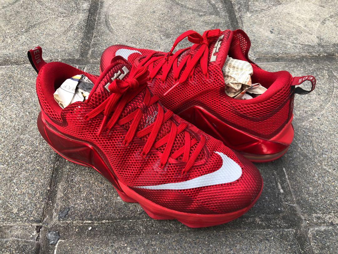Lebron 12 low university red deals