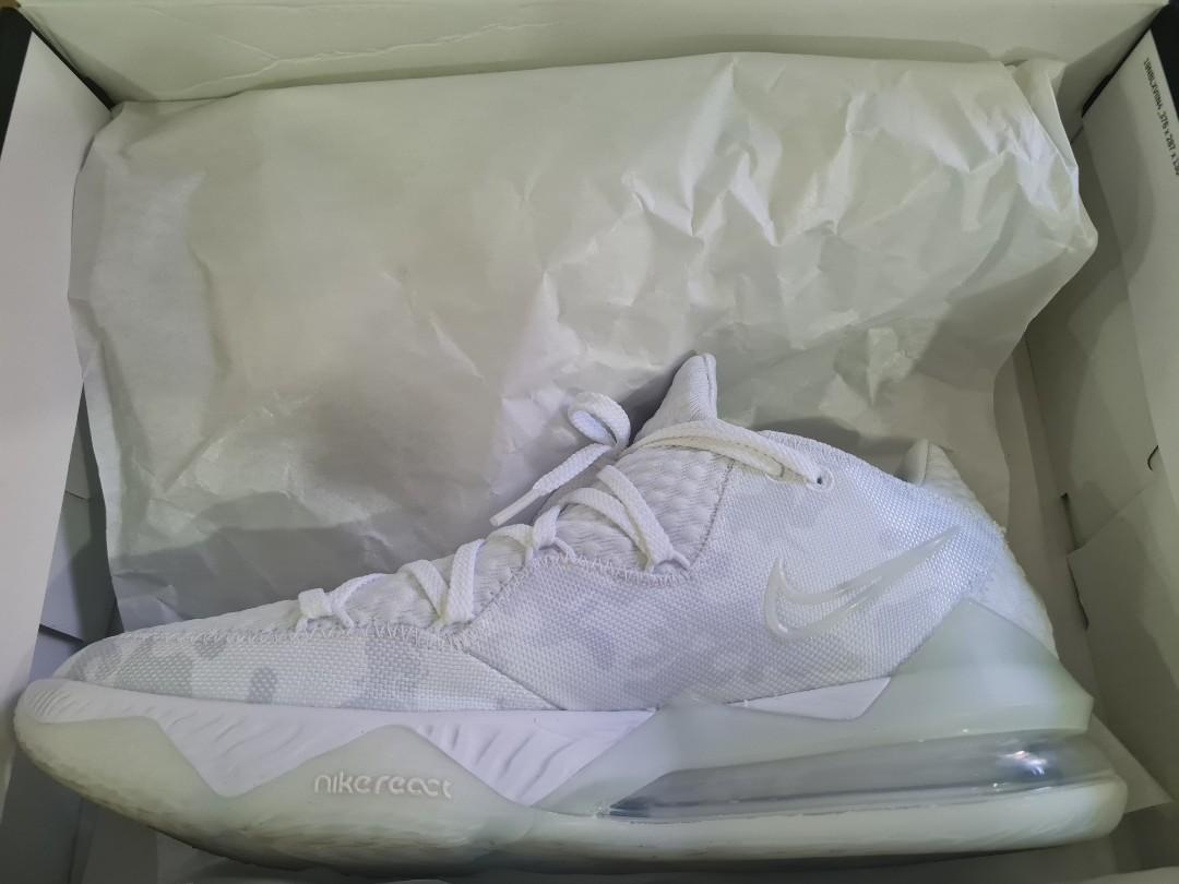 All white kyrie 5 top