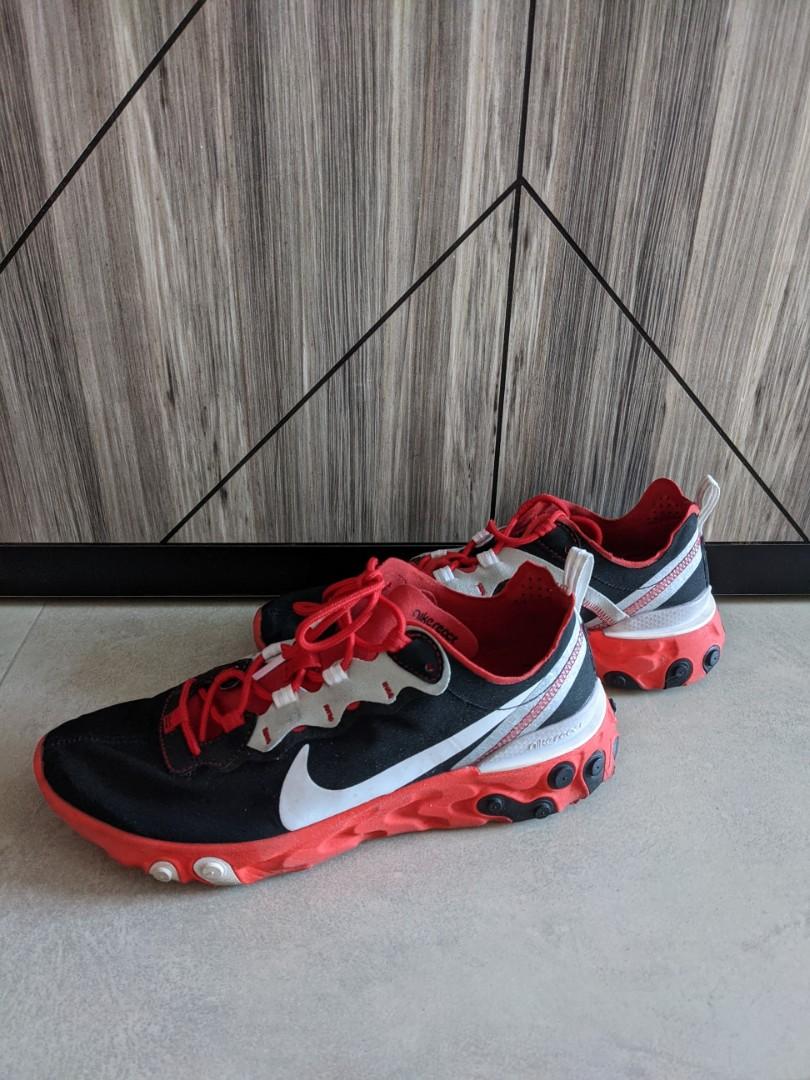 React element discount 55 black red