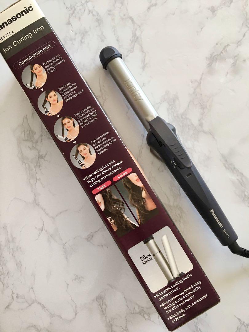 Panasonic Ion Curling Iron Hair Curler Hair Styling Hair Curl