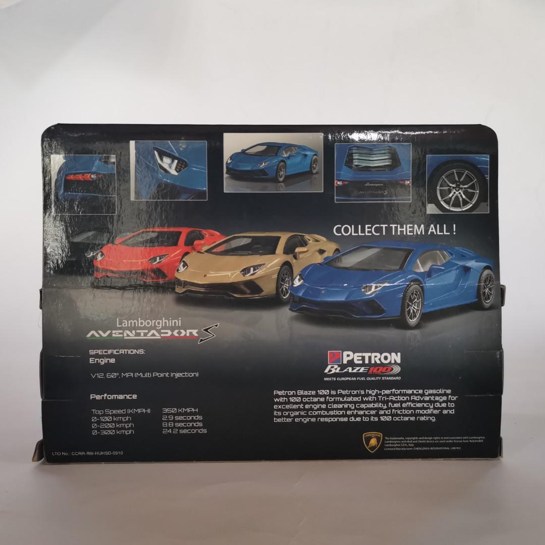 Petron Lamborghini Aventador S in Blue Hobbies Toys Toys