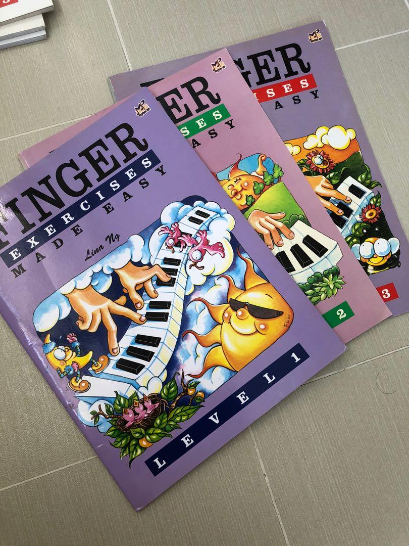 Piano Finger exercises made easy, Hobbies & Toys, Books & Magazines