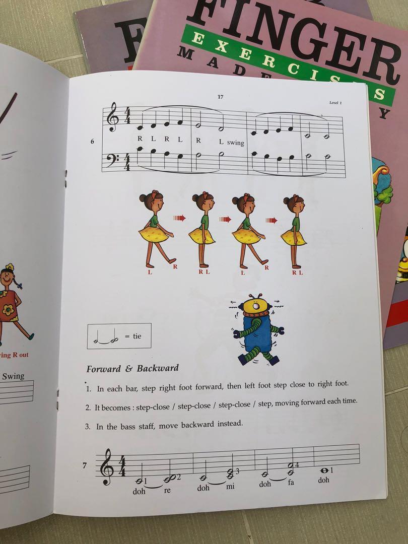 Piano Finger exercises made easy, Hobbies & Toys, Books & Magazines