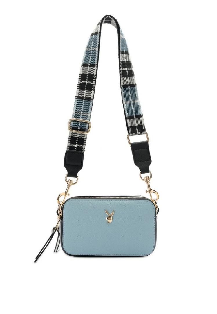 Playboy bunny compact saffiano sling bag outlet