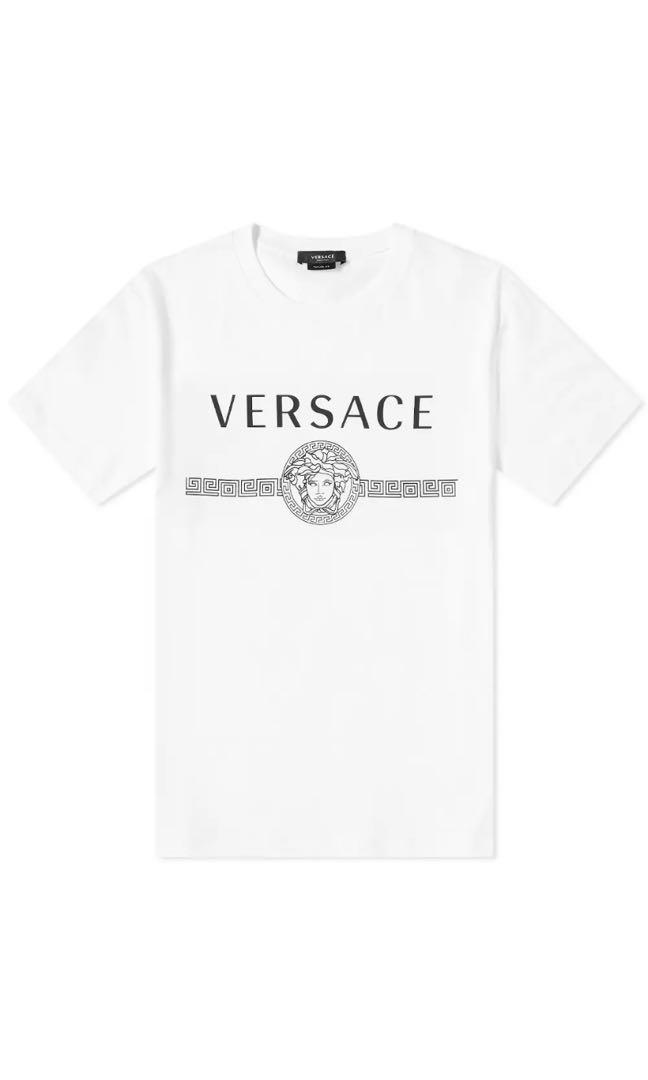 (PO) Versace Classic Logo Tee, Men's Fashion, Tops & Sets, Tshirts ...