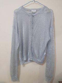 Pomelo Oversized Sheer Cardigan