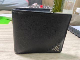 Prada limited black out blue in wallet