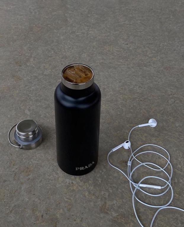Prada Tumbler Water Bottle (500 mL) (Category: Luxury Accessories) located in Manila. Submitted by designerarchives.ph (Listing ID 1101607376, Image 2). Description: Preorder! Authentic Hurry guys cause it’s fast selling and easily soldout. Boujee version of your Klean Kanteen and Hydroflask 10-15 days eta 50% dp is required Buyer will shoulder local sf.