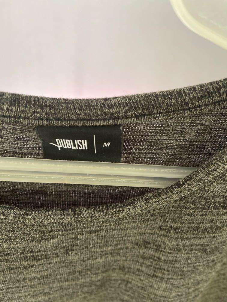 Publish knit tshirt (Category: Tshirts & Polo Shirts ) located in Quezon City. Submitted by chopblock (Listing ID 1101543440, Image 2). Description: Long cut silhouette .