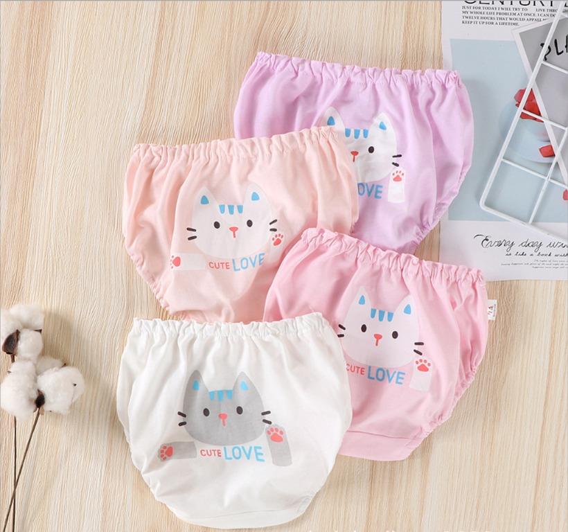Little Girls Underwear 100% Cotton Cute Children Panty Models Images