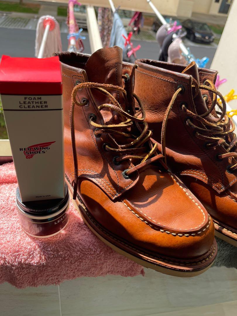 Redwing with original redwing cleaner wax