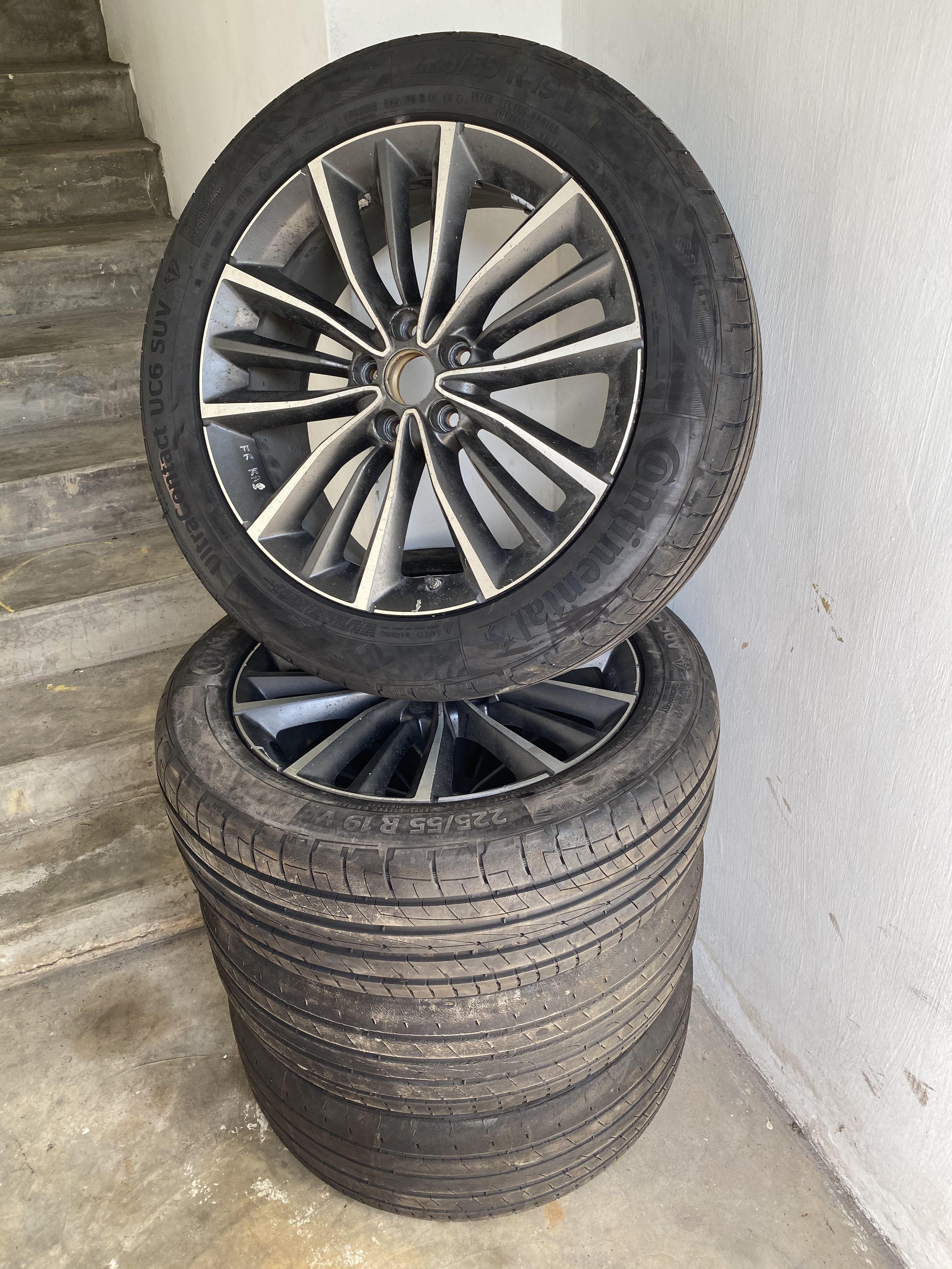 RIM WHEEL & TYRE TAYAR PROTON X70 x 70, Auto Accessories on Carousell