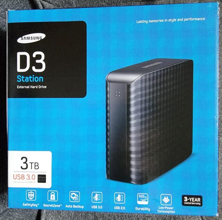 Samsung D3 Station 3TB External HDD 外置硬盤, 電腦 ＆ 平板電腦, 電腦周邊產品, 硬碟及儲存器 ...