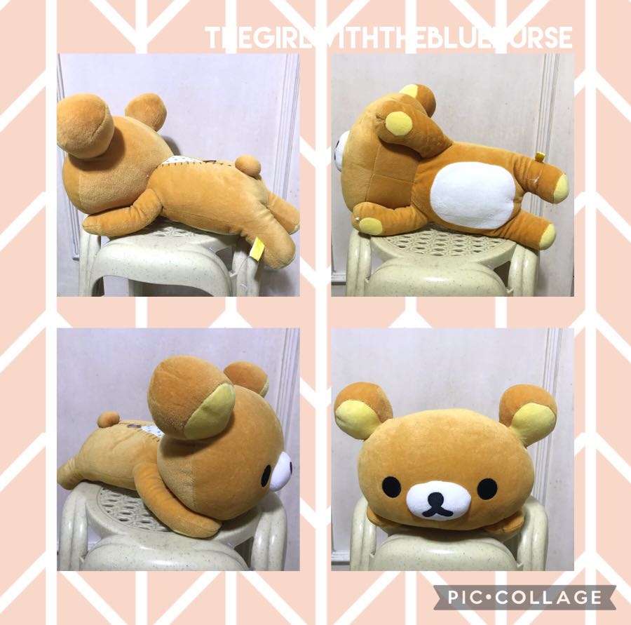 Sanx Rilakkuma Lying Down Plush Stuffed Toy, Hobbies & Toys, Toys