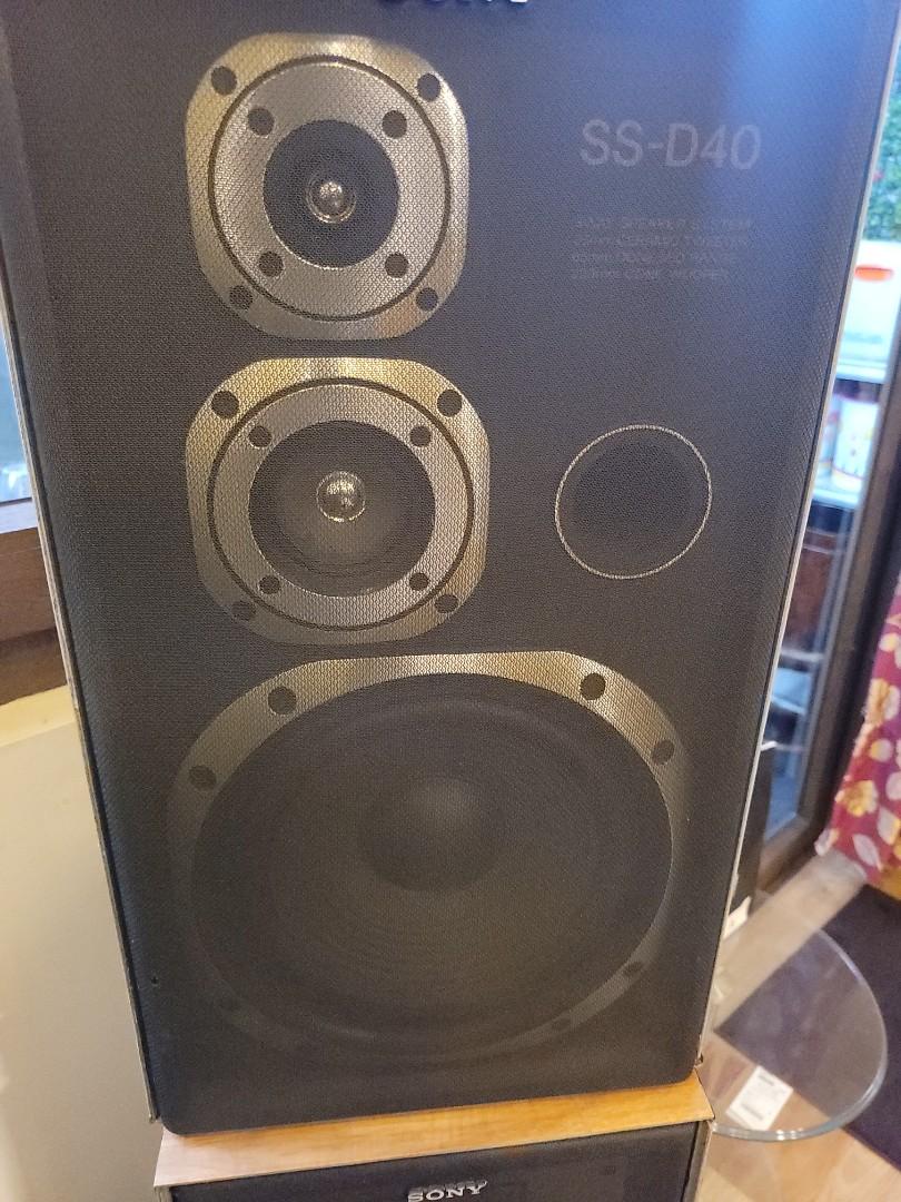 Sony SS D40 made in Japan bookshelf speakers Audio Soundbars