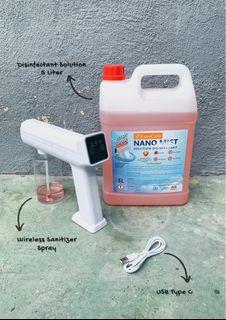 Touch screen Spray gun sanitizer