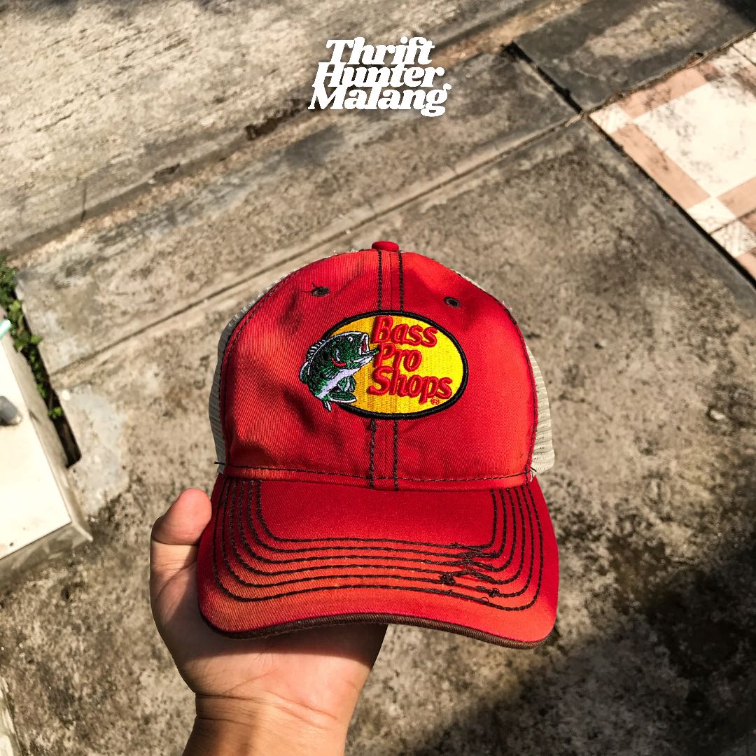 Topi Trucker Bass Pro Shops Dyed 