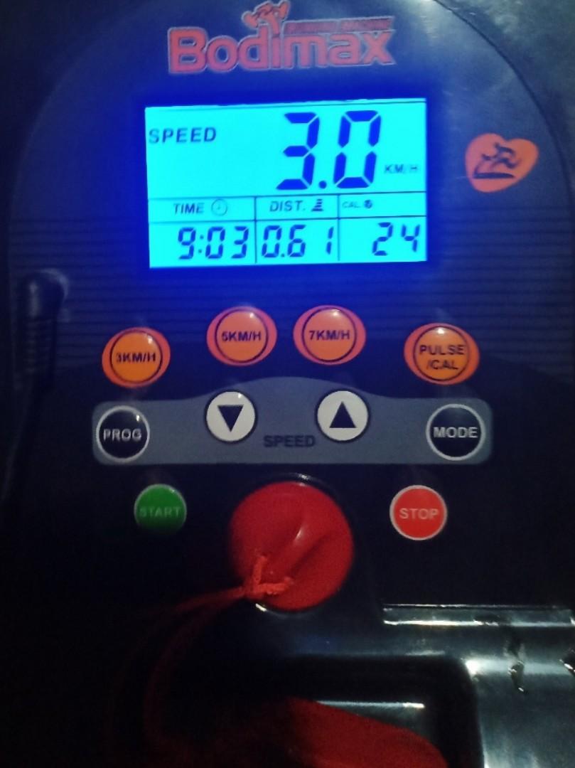 Treadmill Bodimax Running Machine Original Black second